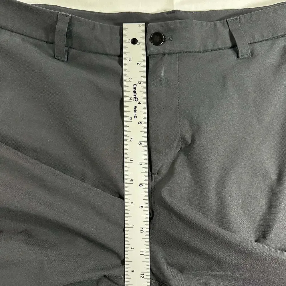 Lululemon ABC Classic-Fit Performance Golf Shorts, Black, Size 40